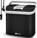 Tillvex glacière électrique 24L | Mini-réfrigérateur 230 V et 12 V pour voiture et camping | refroidit et chauffe | mode ECO (anthracite)