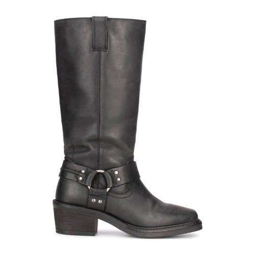 PS Poelman leren bikerboots zwart