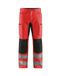 Blaklader 158518115599C154 Werkbroek met stretch, High Vis rood/zwart, maat C154