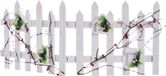 BigBuy Christmas Kerstversiering Wit Multicolour Hout Plastic Hek 98 X 40 X 1,5 Cm