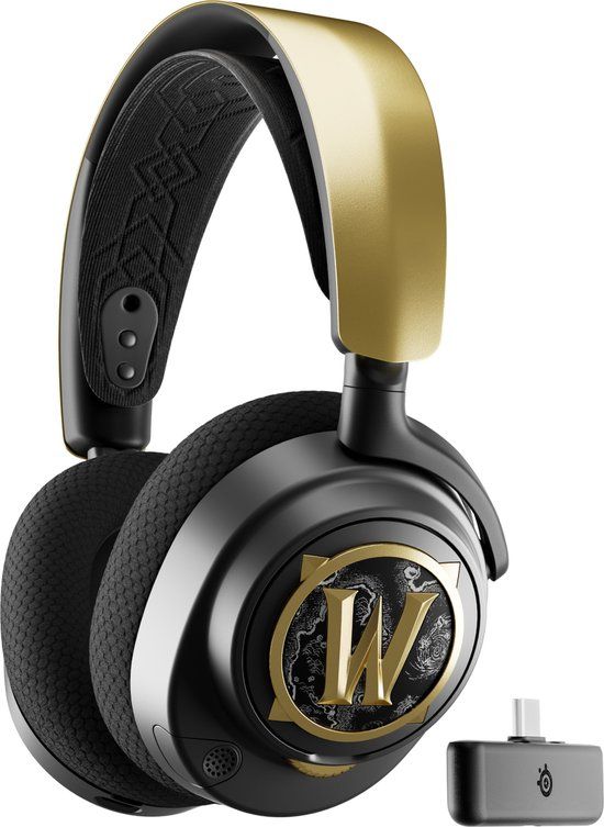 SteelSeries Arctis Nova 7 Wireless Gaming Headset - World of Warcraft Edition - Zwart