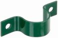 Alberts 855390 buisklem | voor bevestiging van omheiningspalen aan muren | verzinkt, groene kunststof coating | voor paal-Ø 38 mm | set van 10