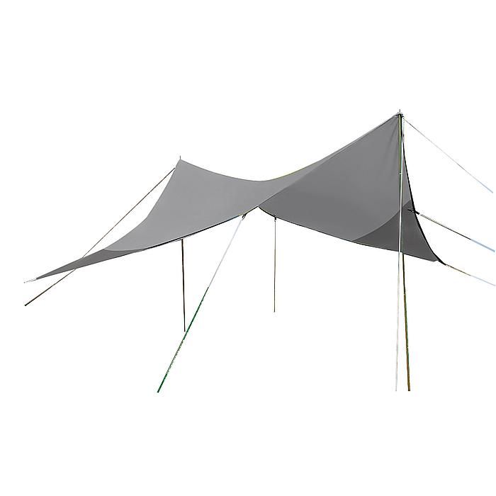 Bo-Camp Tarp - Travel Ruit - 4-hoekig - 3x3 Meter - Grijs