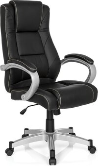 MyBuero Gamestoel - Met Armleuning - Kunstleder - Zwart - Relax Cl180