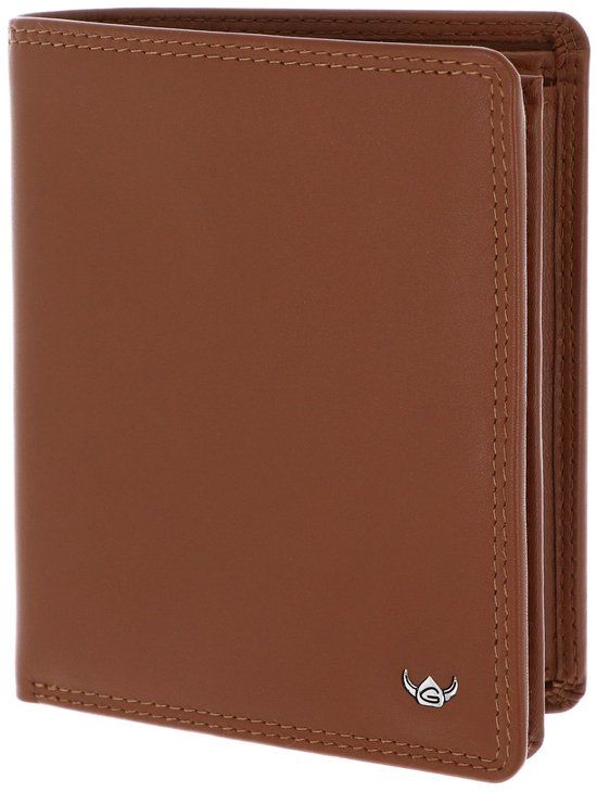 Golden Head Leren portemonnee Polo RFID Protect Kombischeintasche 1230 Cognac