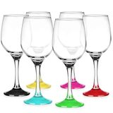 Glasmark Krosno Wijnglas 0,25L Rode Wijnglazen Set Glazen Witte Wijn Kelk Glas Vaatwasserbestendig MiX 6 X 250 Ml