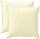 vidaXL - Kussensloop - 2 stuks - HOUTEN - Crèmekleurig - 55 x 55 cm - Polyester