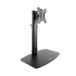 VoltShine Bureauhouder voor monitor, draaibaar en kantelbaar, 1 arm, compatibel met 17-27 inch schermen, zwart, ideaal voor kantoor en gaming.