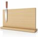 Icecat Porte-couteaux magnétique en bois extra large