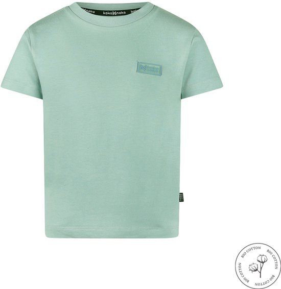 Koko Noko Bio Cotton T-shirt Korte Mouw Jongens Light Blue Maat 134