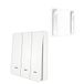 MOES Tuya ZigBee Draadloze 9 scèneschakelaar, mechanische drukknopregelaar, batterij-aangedreven zenderschakelaar via Smart Life app, Smart Home Automation-scenario voor slimme apparaten, 3