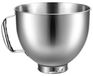 Solidchoice - Bol mélangeur en acier inoxydable pour robots pâtissiers 4,5/5QT
