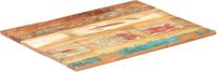 vidaXL Tafelblad Rechthoekig 70x80 cm Massief Gerecycled Hout