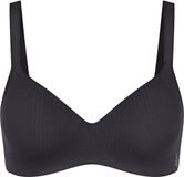 Sloggi T-shirt BH Blue ZERO Feel Pure THE UP Zwart