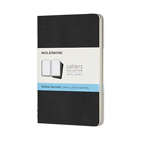 Moleskine Cahier Pocket Pointillé Noir 3 Ex - Zwart