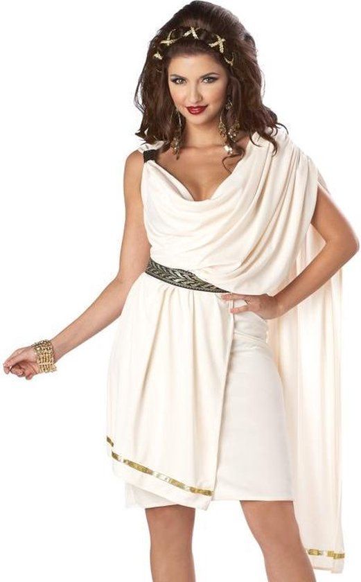 Sexy Deluxe Classic Greek Goddess Toga Costume Adult Large 10-12