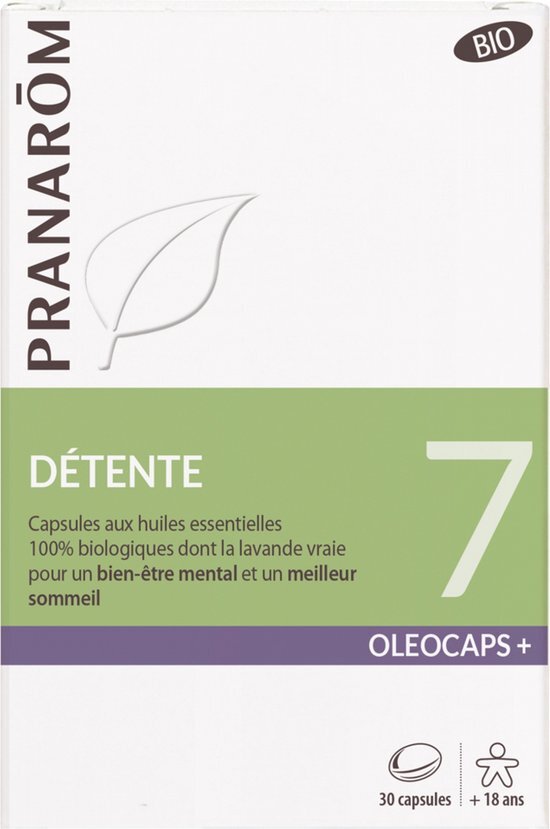 Pranar&#244;m Ol&#233;ocaps+ 7 D&#233;tente Organic 30 Capsules