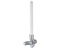 Blomus Doodle kandelaar Inox mat grijs