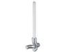 Blomus Doodle kandelaar RVS mat grijs