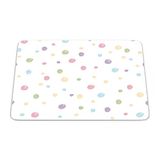 Bonamaison Rechthoekige muismat, digitaal bedrukt, antislip onderkant, voor kantoor en thuis, 22 x 18 cm