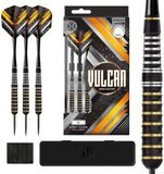 Harrows Vulcan 26Gr Steeltip Dartpijl 26g Goud/Zwart Metaal 3 stuks