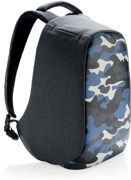 XD Design Bobby compact anti-diefstal rugzak - laptoptas - camouflage blauw