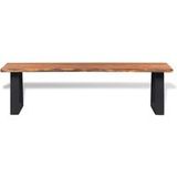 Banc en bois massif d'acacia 160 cm