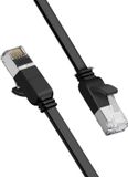 Ugreen - platte - kabel Ethernet patchkabel RJ45 Cat - 6 - UTP - 1000 - Mbps - 5 - m - zwart - (NW101 - 50187)