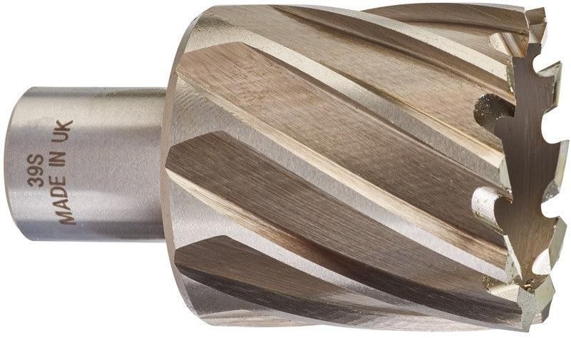 Spiraalvormige HSS-freeskronen HSSAC 39 x 30 - 1 st