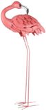 Sunnydays Flamingo Dierenbeeld - achterom kijkend - ijzer / metaal - 34 x 16 x 83 cm - tuindecoratie