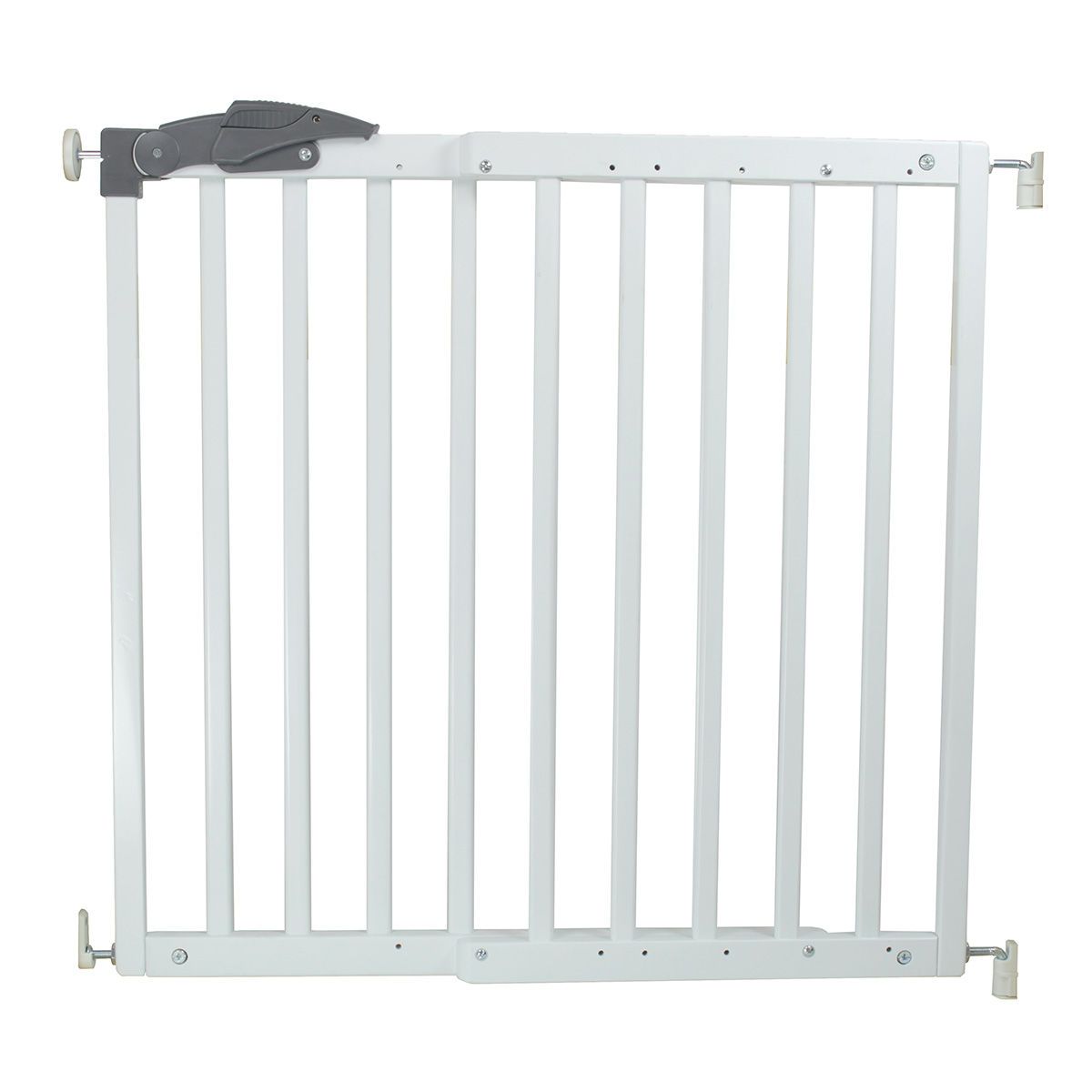 A3 Baby & Kids! fenss Oslo Traphekje - 71-102 cm - Wit - Hout - Spijlenhek - Schroefbevestiging