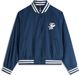 Tommy Hilfiger Dames Lichte Jas XXS Donkerblauw Polyester Drukknopen