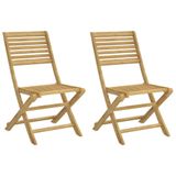 VidaXL Tuinstoel Terras Acaciahout 2 stuks