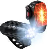 Lezyne Lite Drive 1200 + KTV Drive Pro+ - Fietsverlichting set - Zwart