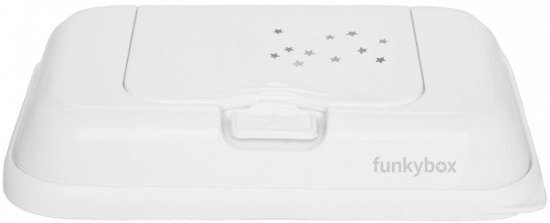 Funkybox Little Stars Easy Wipe To Go White wit