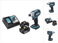 Makita DTS 141 RT accu-impulsschroevendraaier 18 V 40 Nm 1/4" borstelloos + 2x accu 5.0 Ah + lader