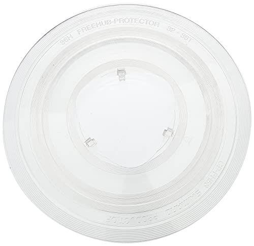 SHIMANO 2092134500 Spaakbeschermschijf voor volwassenen, wit, eenheidsmaat