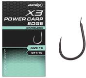Matrix X3 Power Carp Edge Spade-Barbless Haken Maat 14 (10 stuks)