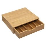 Well Home capsulehouder met 1 lade van bamboe, 34,5 x 30,5 x 8 cm