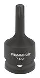 MATADOR 7492 0400 krachtschroevendraaierinzetstuk, interne torx, 12,5 (1/2): T 40
