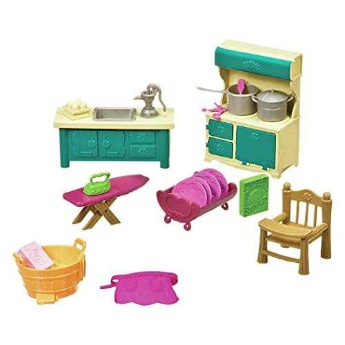 Li'l woodzeez - Kitchenette & Houseeping Set (Branford Ltd. 6125Z)