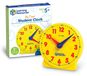 Klok horloge d'apprentissage horloge de démonstration - 13 cm - Aiguilles codées par couleur - Pour apprendre l'heure - Pour enfants et salle de classe