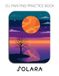 Solara Livre de pratique de peinture à l'huile - Peintures sereines du soleil et de la nature - Pratique artistique pour débutants