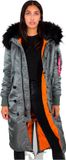 Alpha Industries Lange Fishtail Parka Dames Vintage Green S