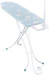 Leifheit Classic M basic plus strijkplank - 120x38 cm - lichtblauw/bloem