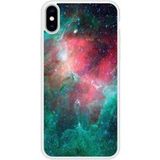 Nebuleuse Verstevigd hoesje met sublimatie bedrukking, compatibel met Apple iPhone X