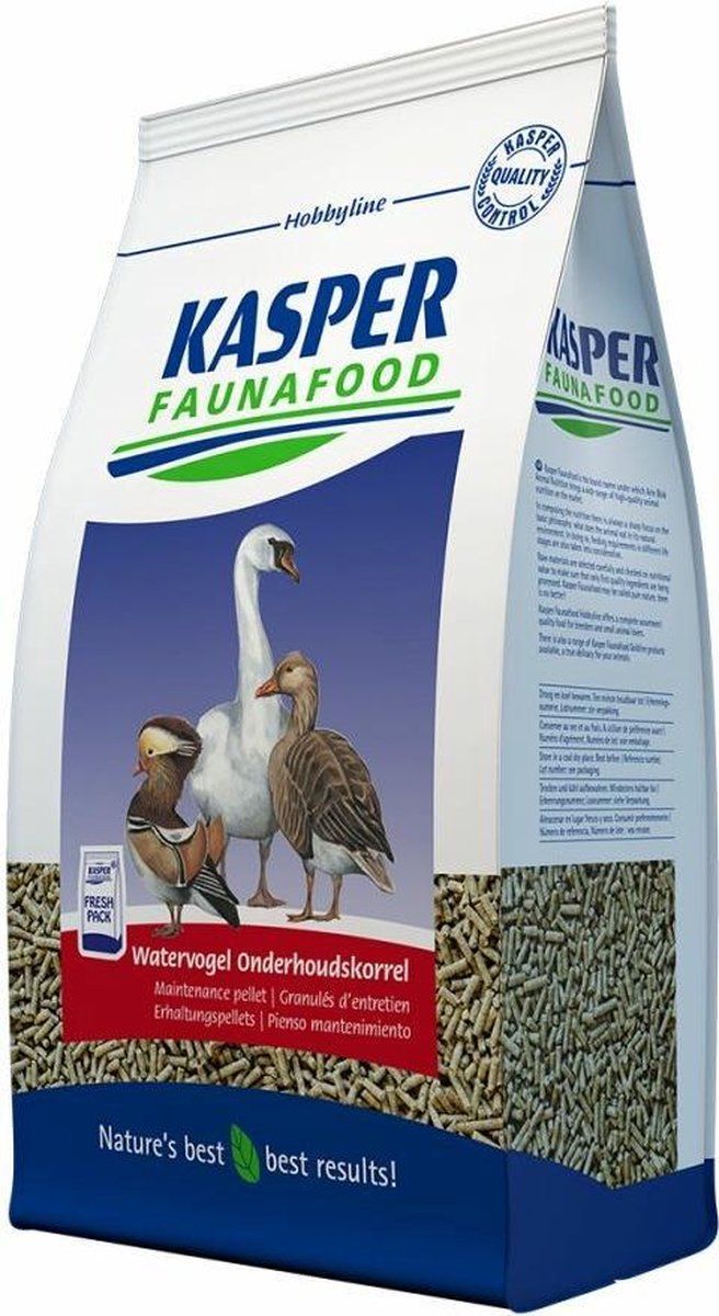 Kasper Faunafood Watervogel Onderhoudskorrel - 3x - 4 kg - Voordeelverpakking
