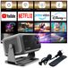 Kiano Chill Full HD beamer, Android 11, Wi-Fi, Bluetooth, tot 200 inch, grijs