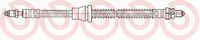 BREMBO Bremsschlauch T24031 Lengte: 535mm, Compatibel met: FORD KA