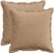 vidaXL - Kussensloop - 2 stuks - Bruin - 35 x 35 cm - Corduroy